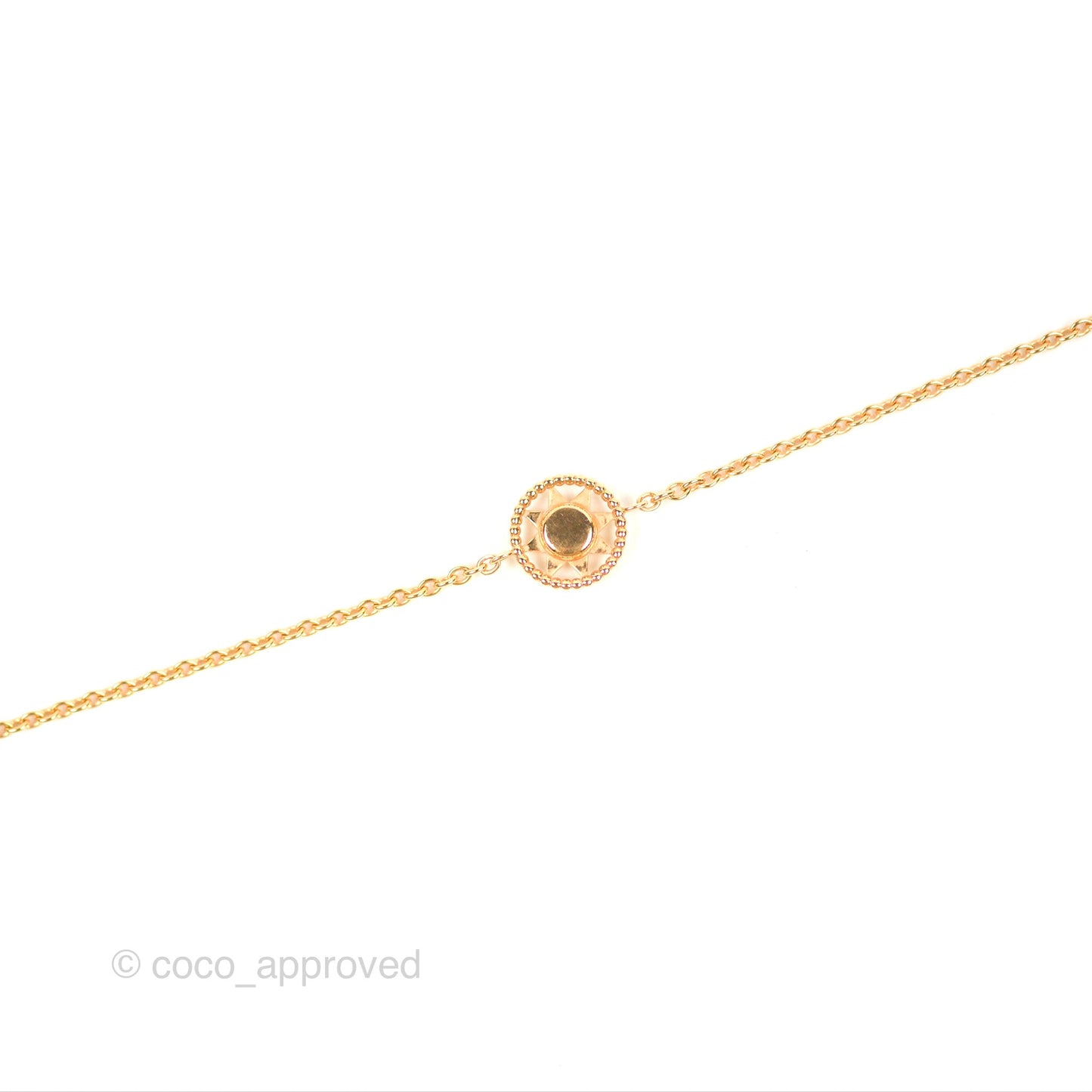 Dior Mini Rose Des Vents Bracelet Diamonds Gold