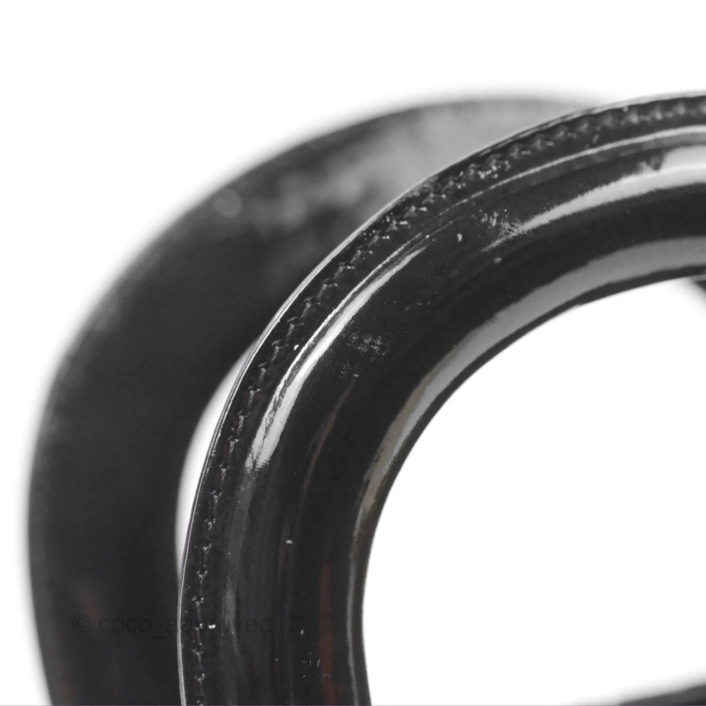 Dior Mini Lady Dior Cannage Black Suede Patent Gold Hardware