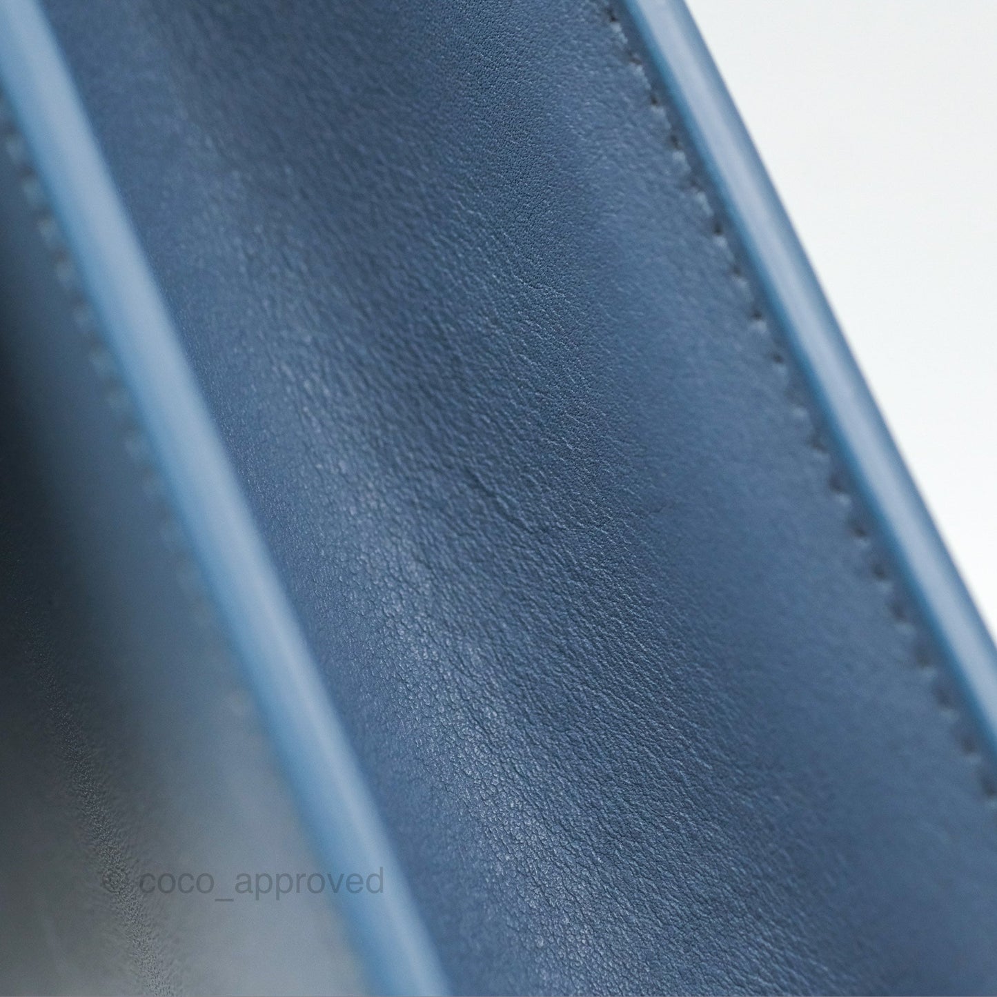 Dior 30 Montaigne Bag Blue Box Calfskin