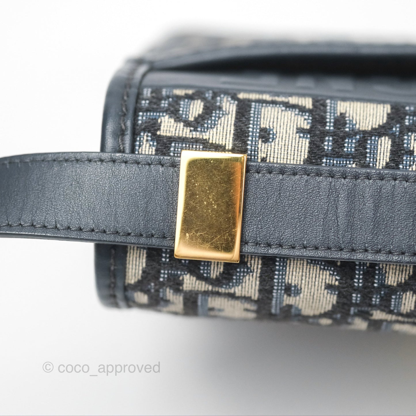 Dior 30 Montaigne Bag Blue Dior Oblique Jacquard