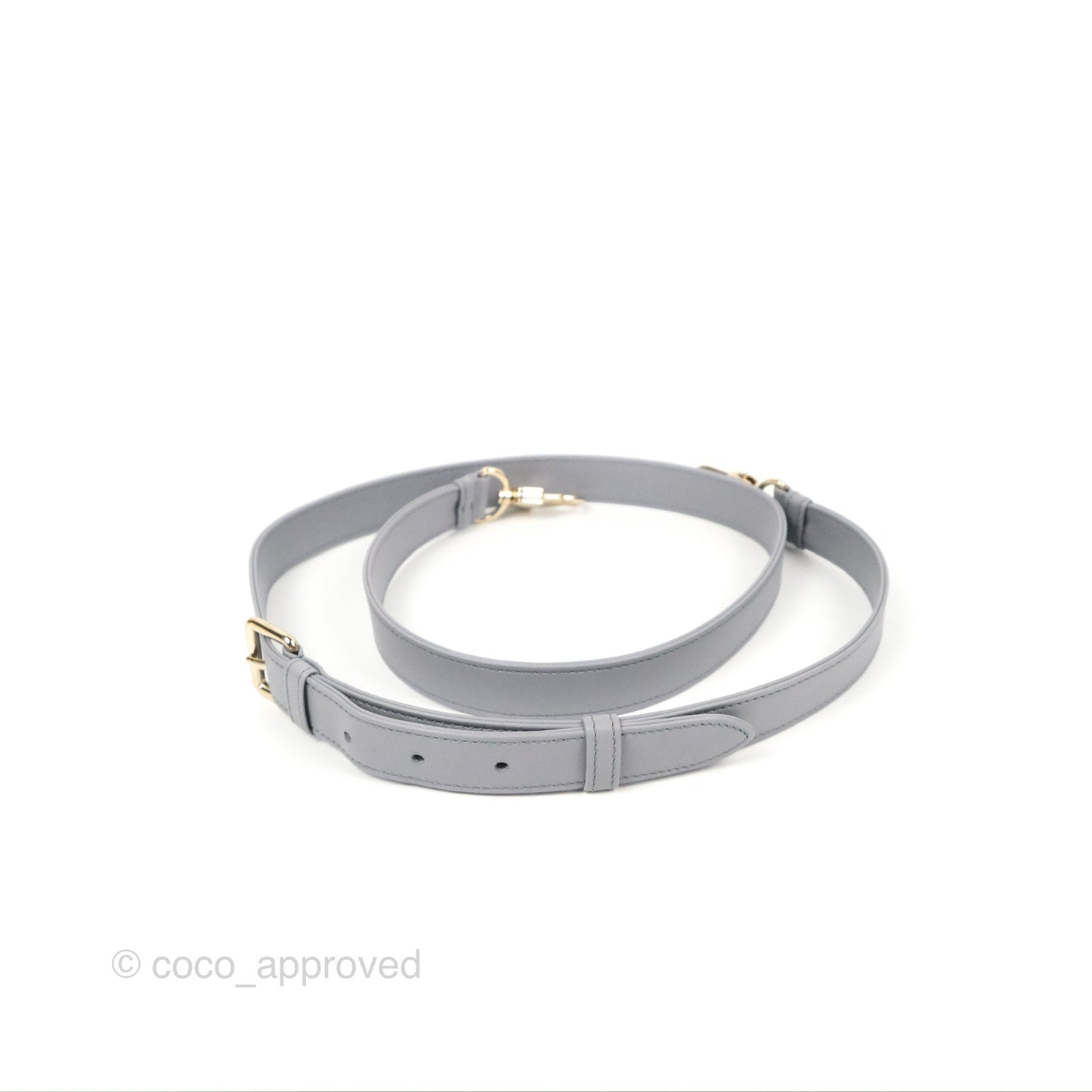 Dior Small Lady D-Joy Bag Grey Lambskin Cannage Gold Hardware