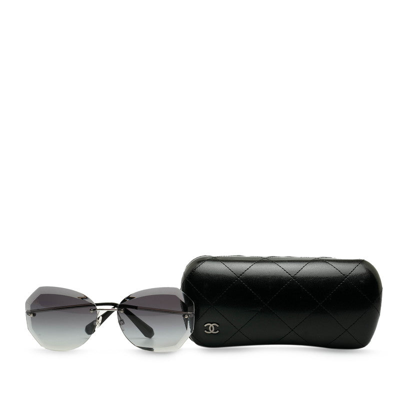 Chanel Cocomark un Glasses 4220 Gray Black Lady Chanel
