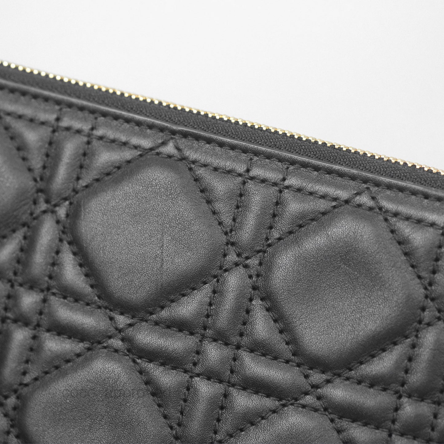 Christian Dior Small Dior Toujours Bag Black Macrocannage Calfskin