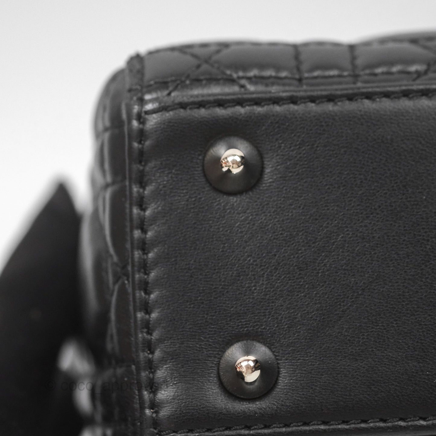 Christian Dior My ABCDior Lady Dior Black Lambskin Silver Hardware
