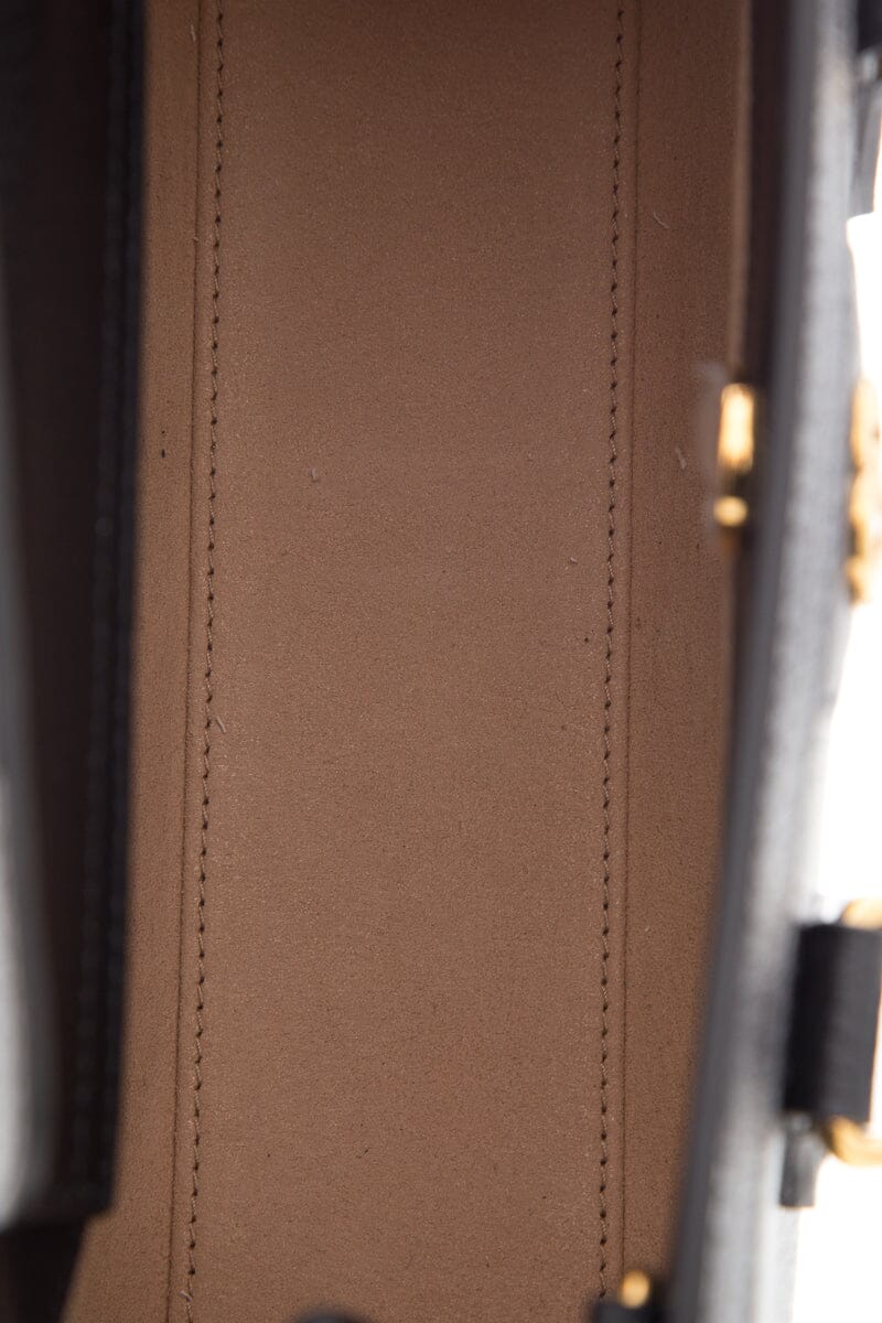 Gucci Black Diana Bamboo Handle Handbag