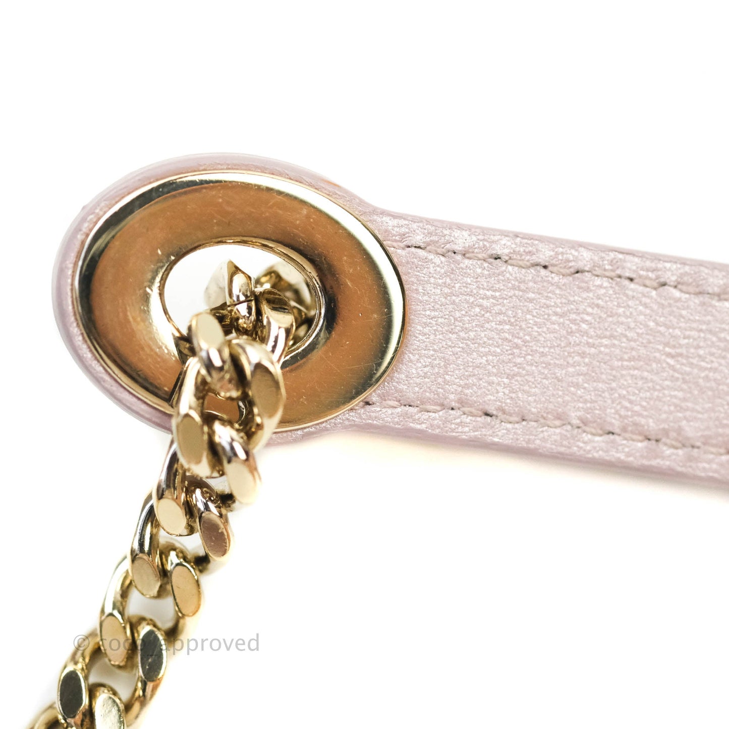Christian Dior Calfskin Cannage Mini Lady Dior Light Pink