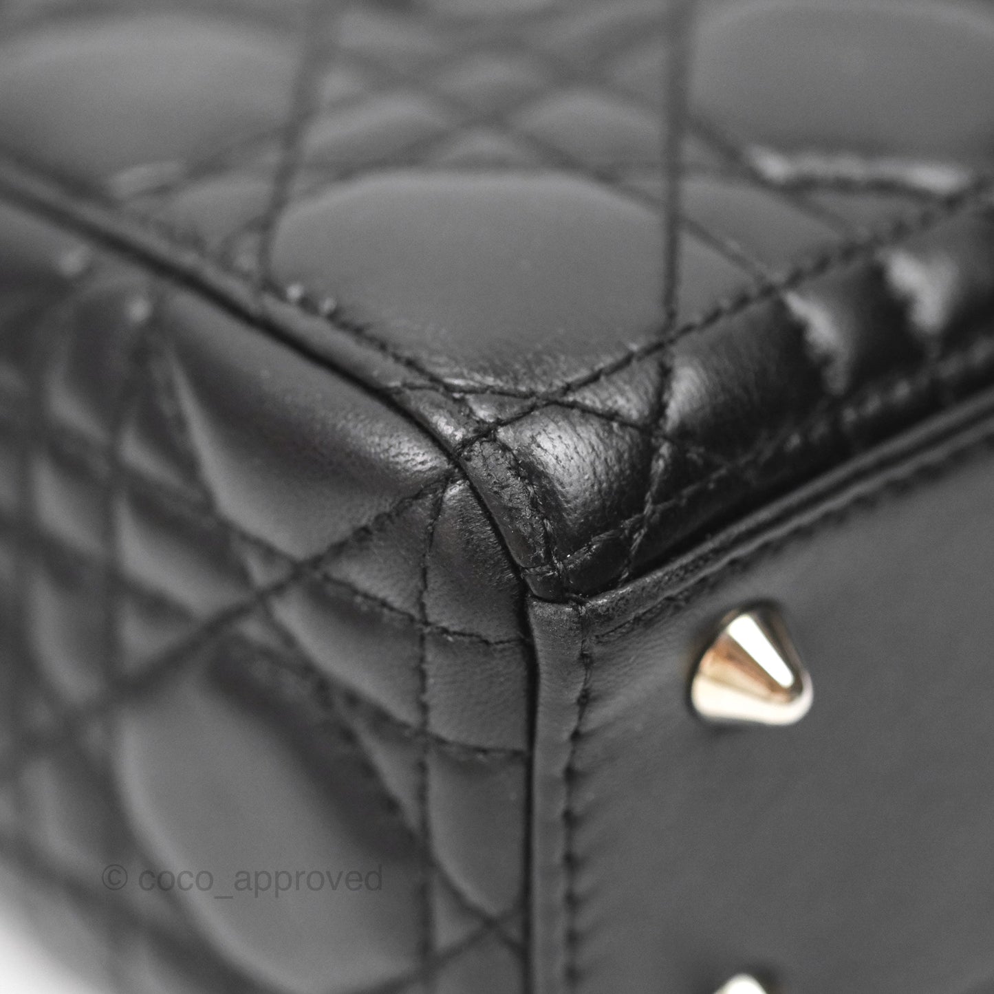 Christian Dior My ABCDior Lady Dior Black Lambskin Silver Hardware