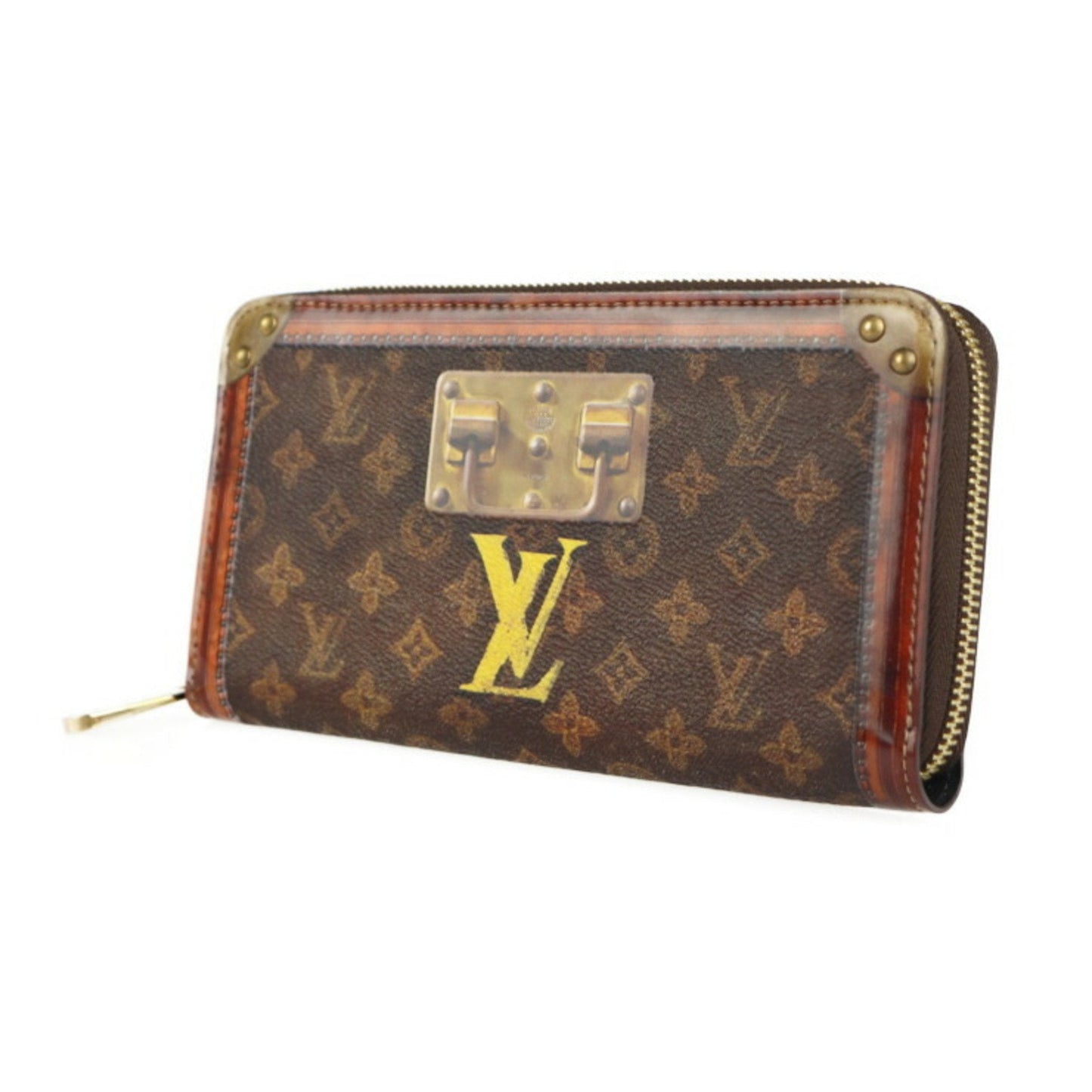 Louis Vuitton Brown Canvas Zippy wallet wallet accessories