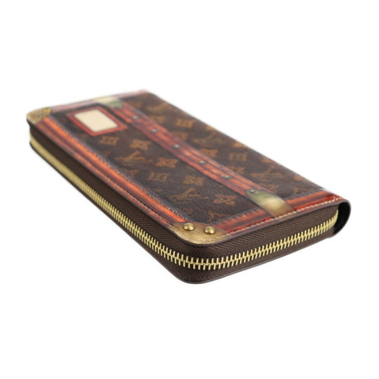 Louis Vuitton Brown Canvas Zippy wallet wallet accessories