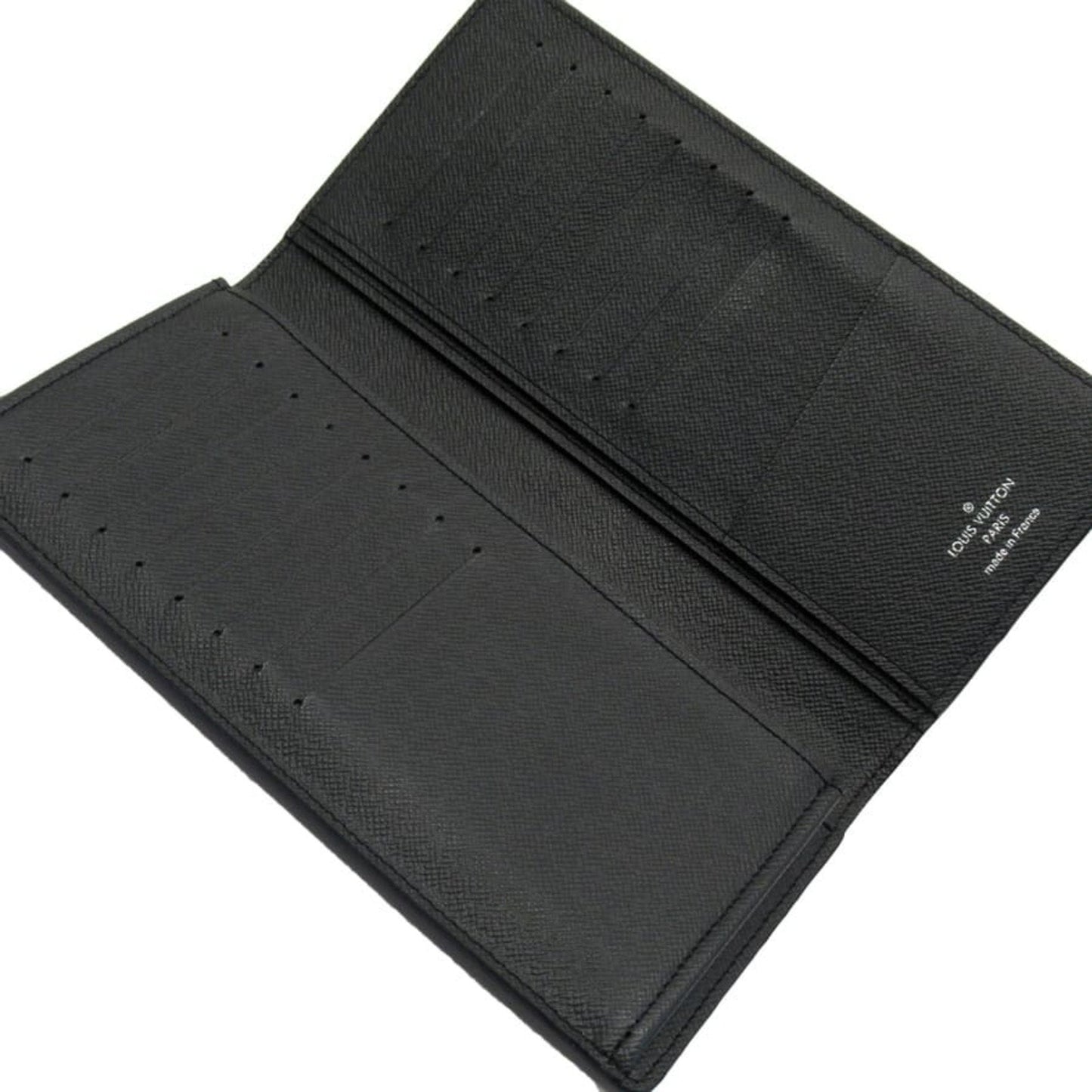 Louis Vuitton Black Leather Brazza wallet accessories