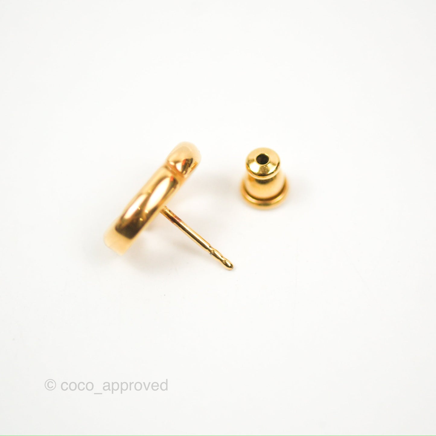 Dior CD Earrings Gold Tone
