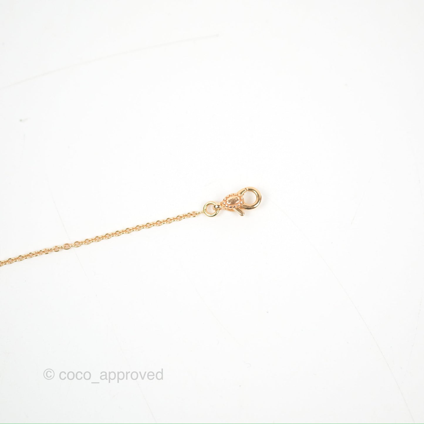Dior Mini Rose Des Vents Bracelet 3 Diamonds Black Rose Gold