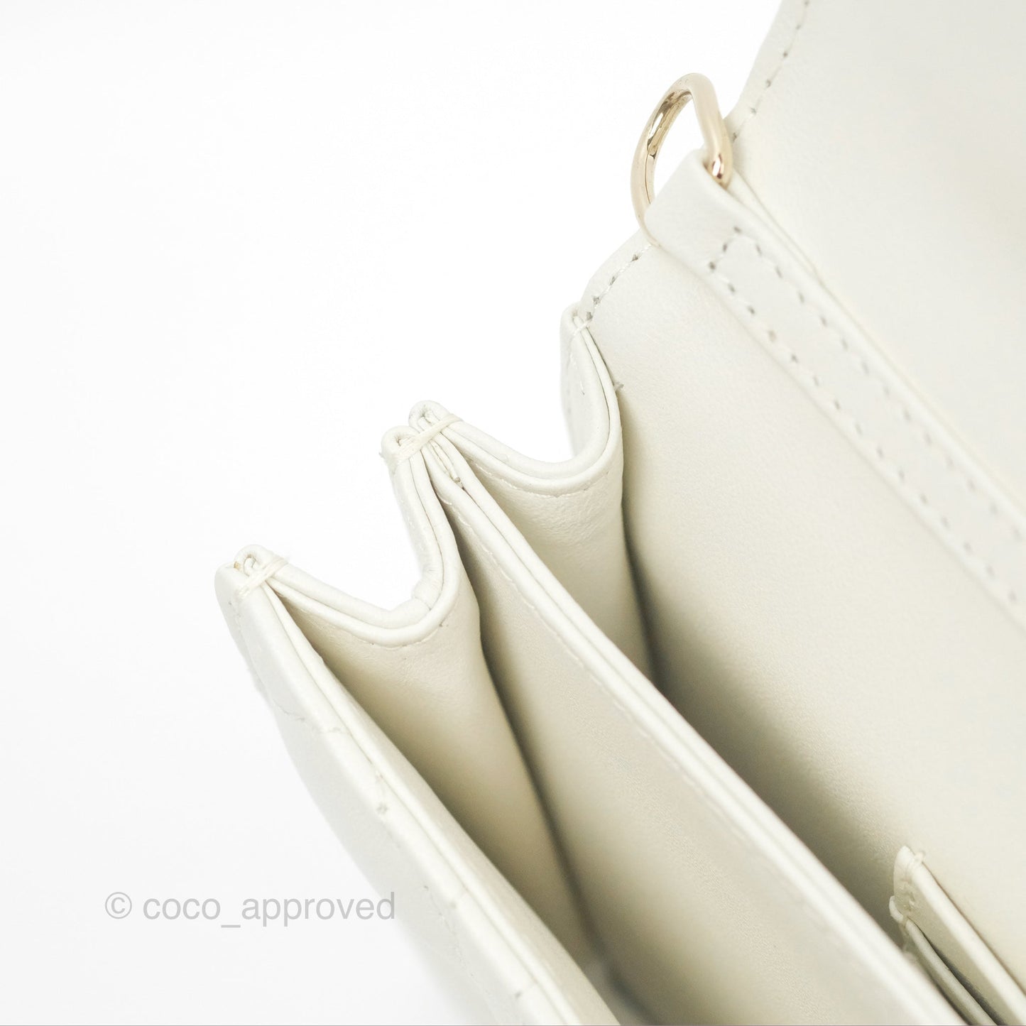 Dior Miss Dior Mini Bag White Cannage Lambskin