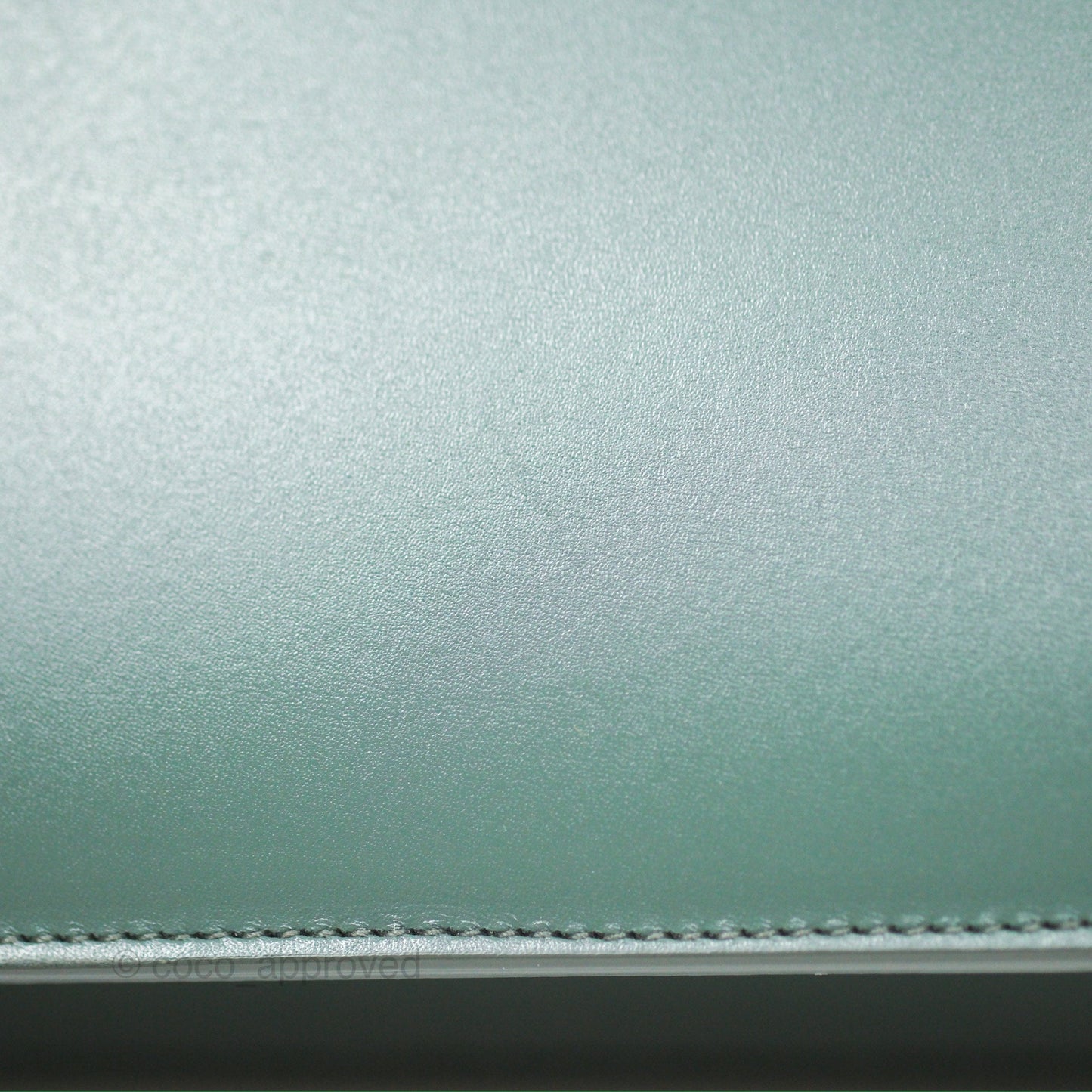 Dior 30 Montaigne Bag Teal Green Box Calfskin