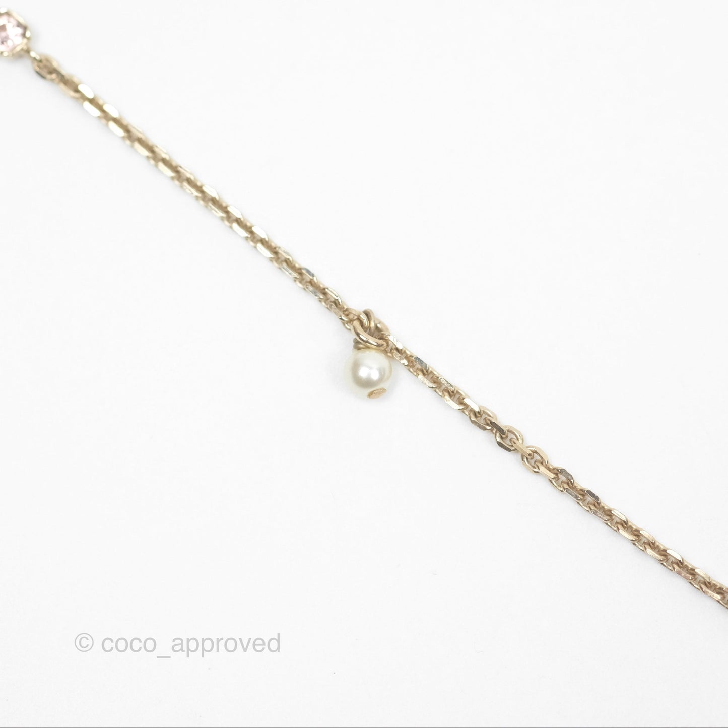 Christian Dior Double Necklace Bee Star Clover Crystals Pearls Gold Tone