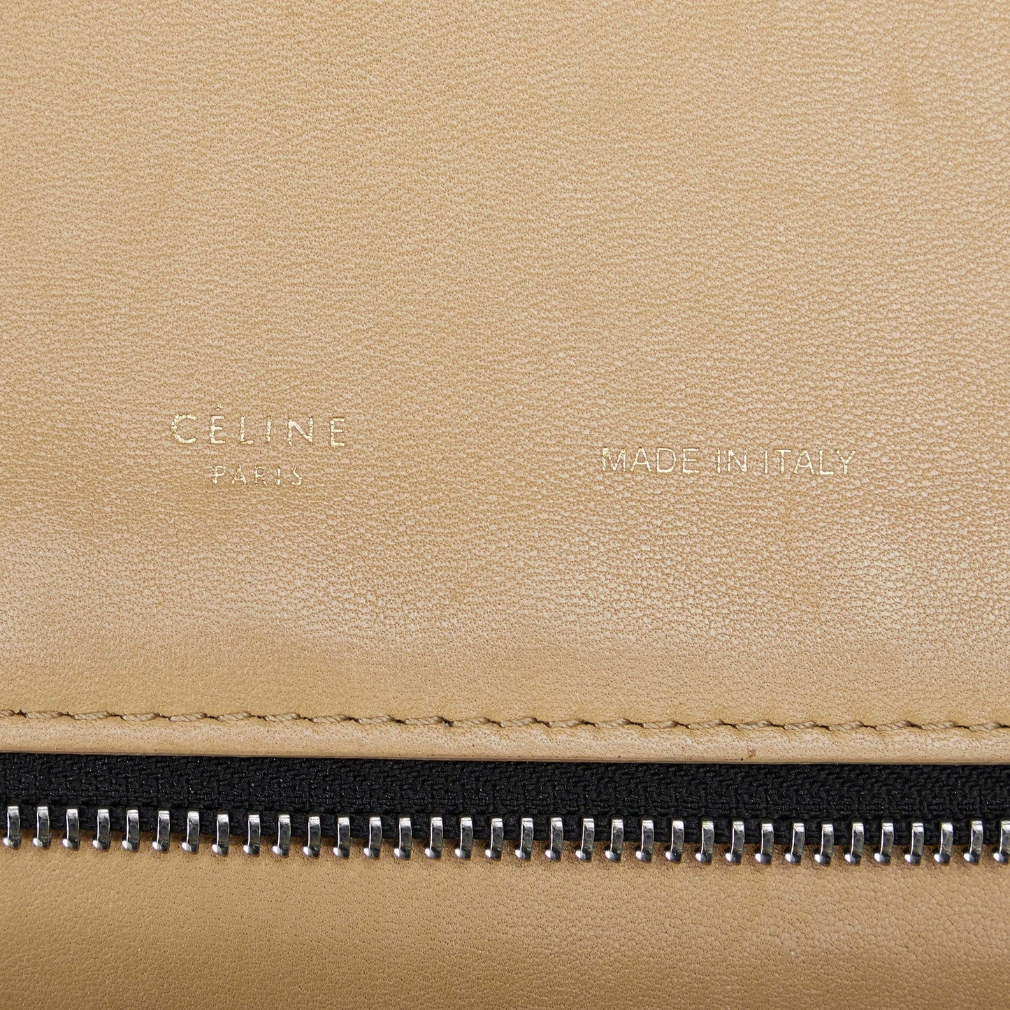 Celine Oversized Zip Clutch Bag