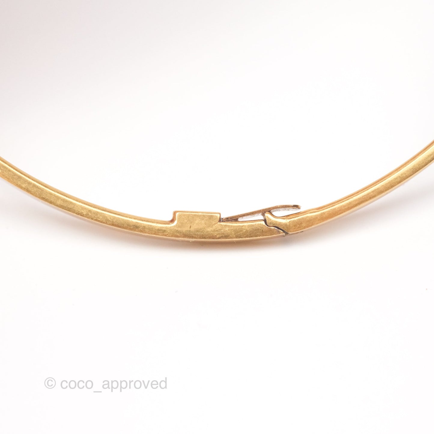 Christian Dior J'adior Choker Gold Tone