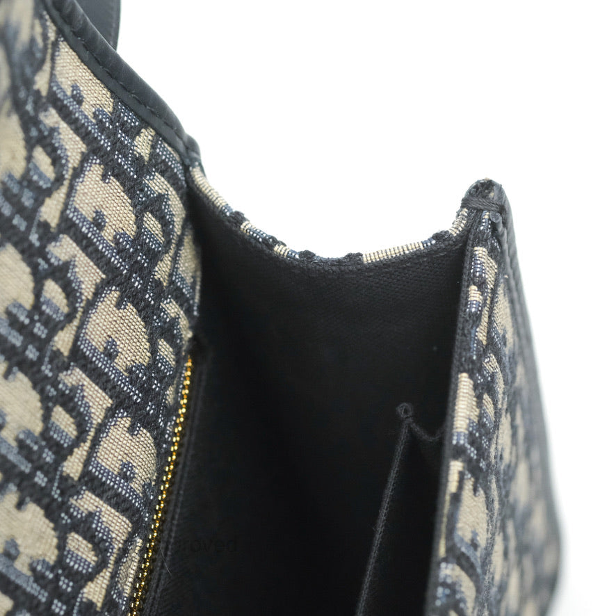 Dior 30 Montaigne Bag Blue Dior Oblique Jacquard
