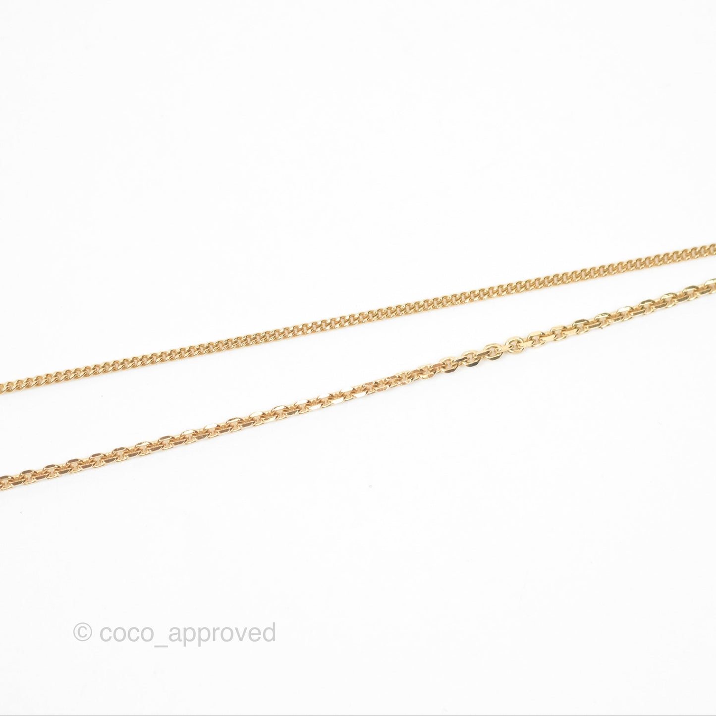 Christian Dior Petit CD Double Necklace Crystals Gold Tone