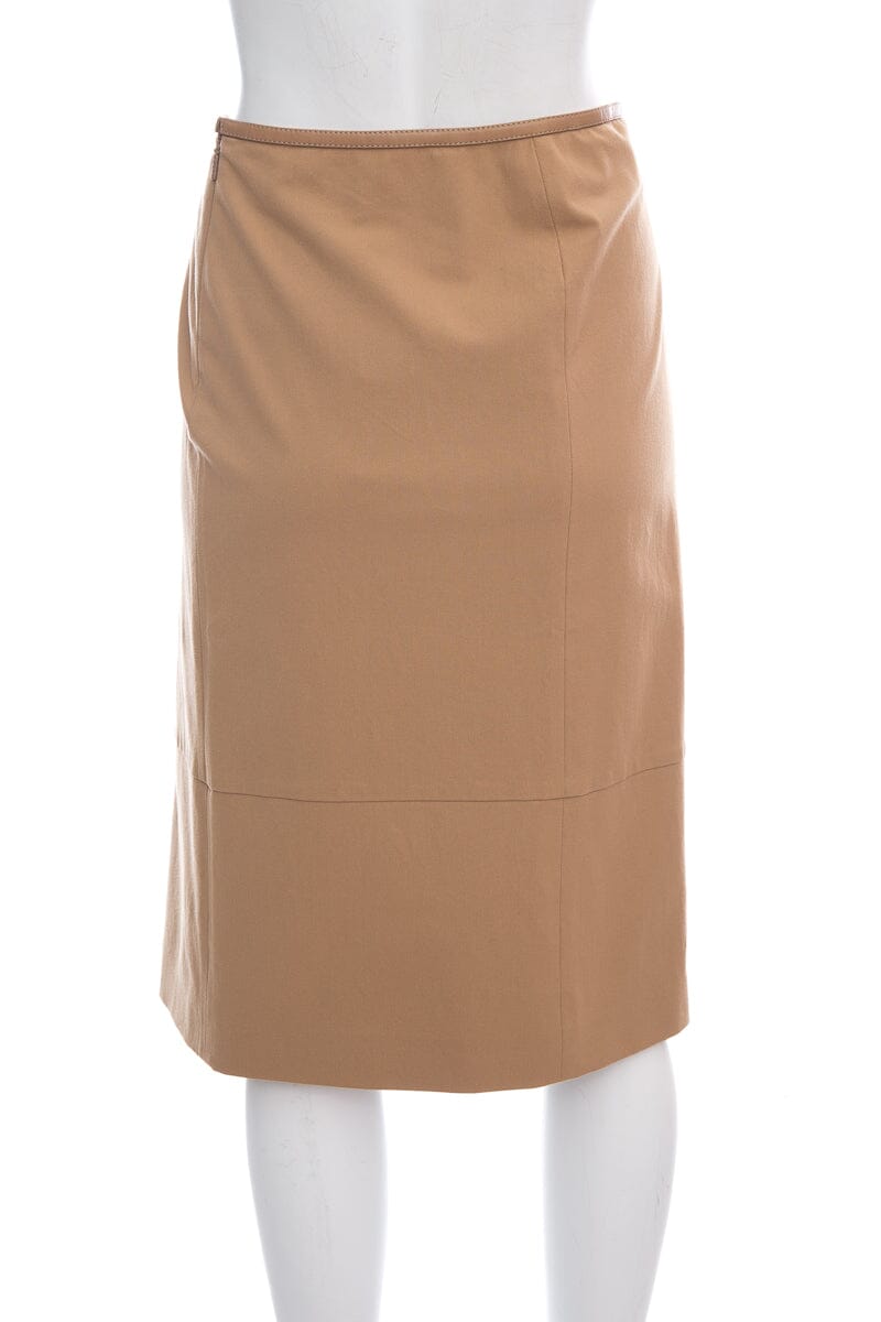 Gucci Beige Skirt SZ 46 NWT