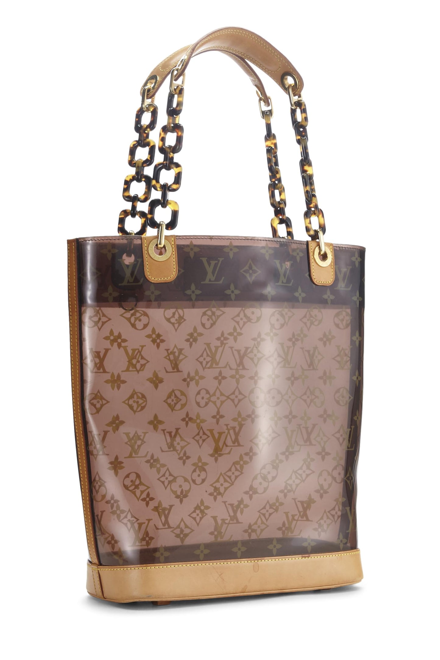 Louis Vuitton, Monogram Ambre Vinyl Cabas MM, Brown