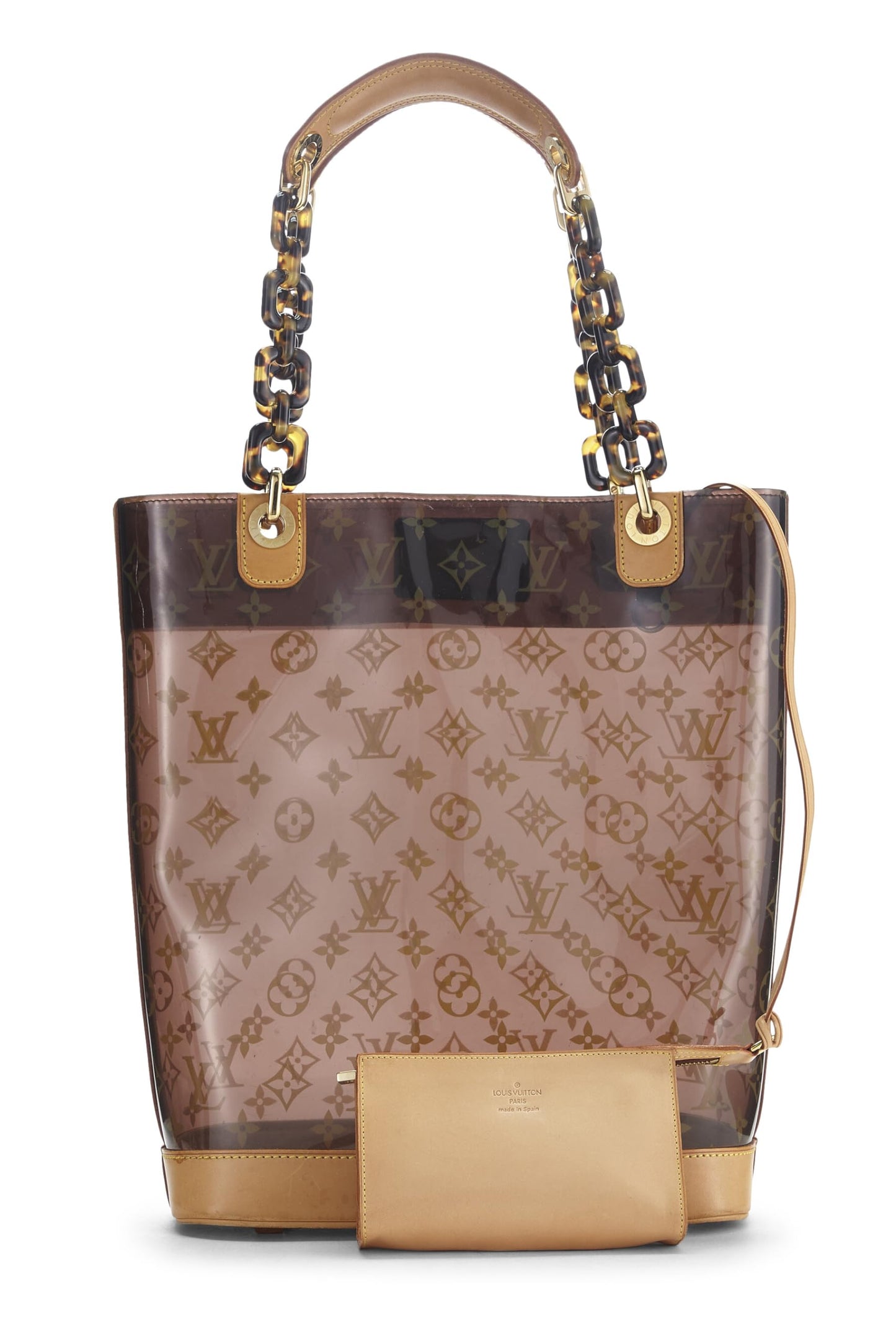 Louis Vuitton, Monogram Ambre Vinyl Cabas MM, Brown