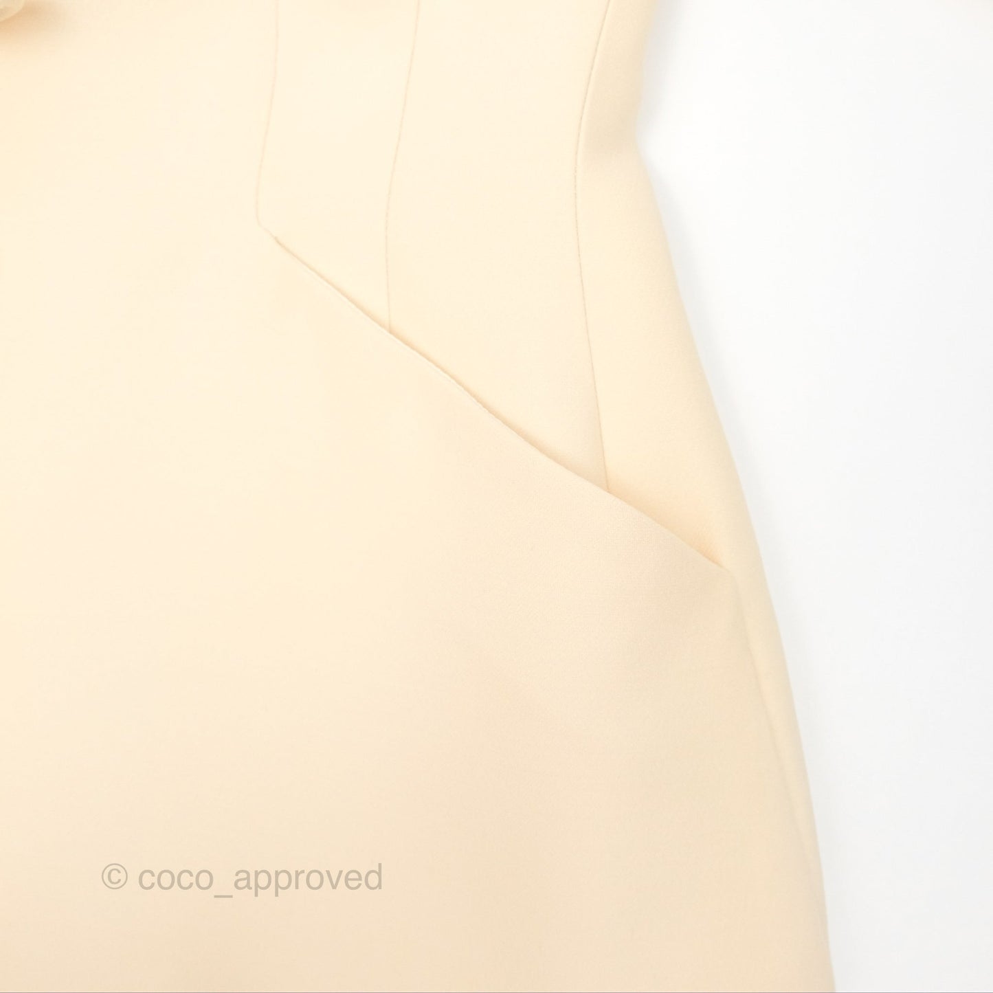 Christian Dior 30 Montaigne Blazer Bar Jacket Light Beige Size 34