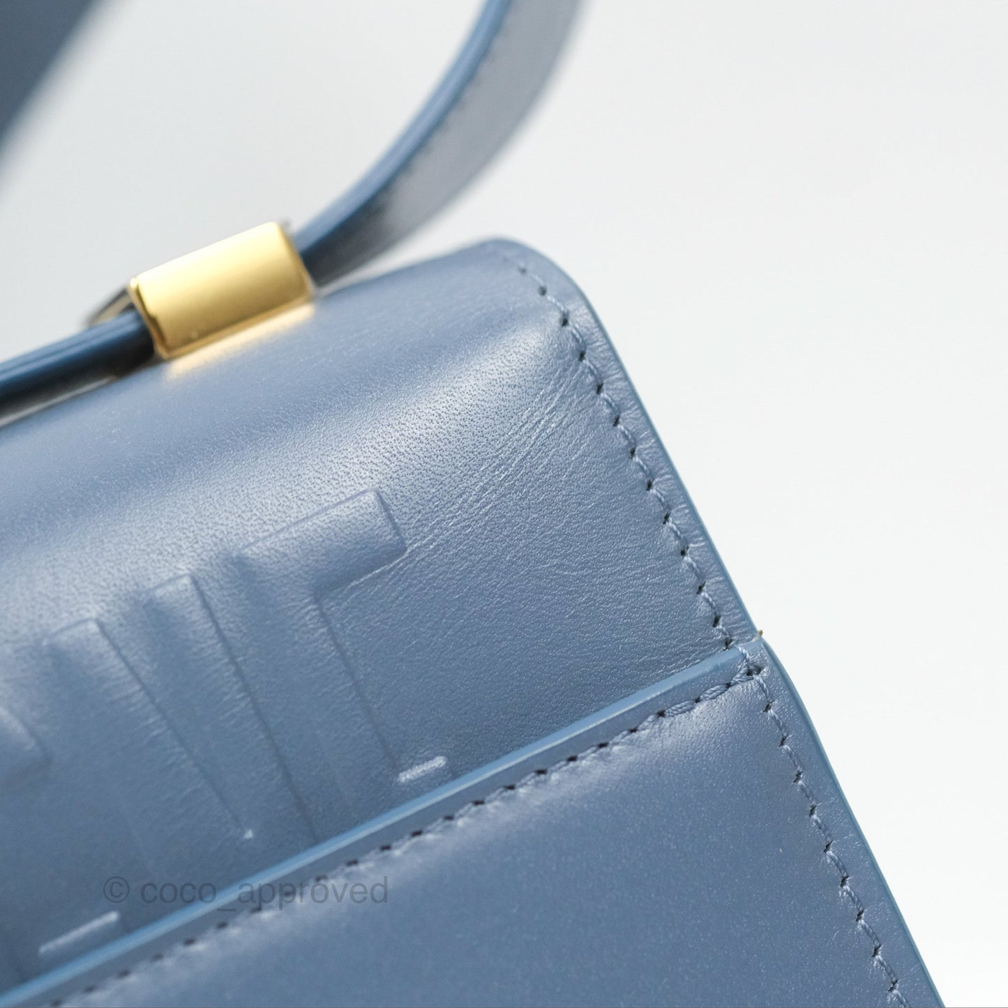 Dior 30 Montaigne Bag Blue Box Calfskin