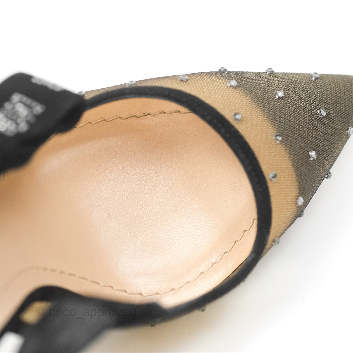 Christian Dior J’adior Polka Dot Slingback Pumps Size 36.5