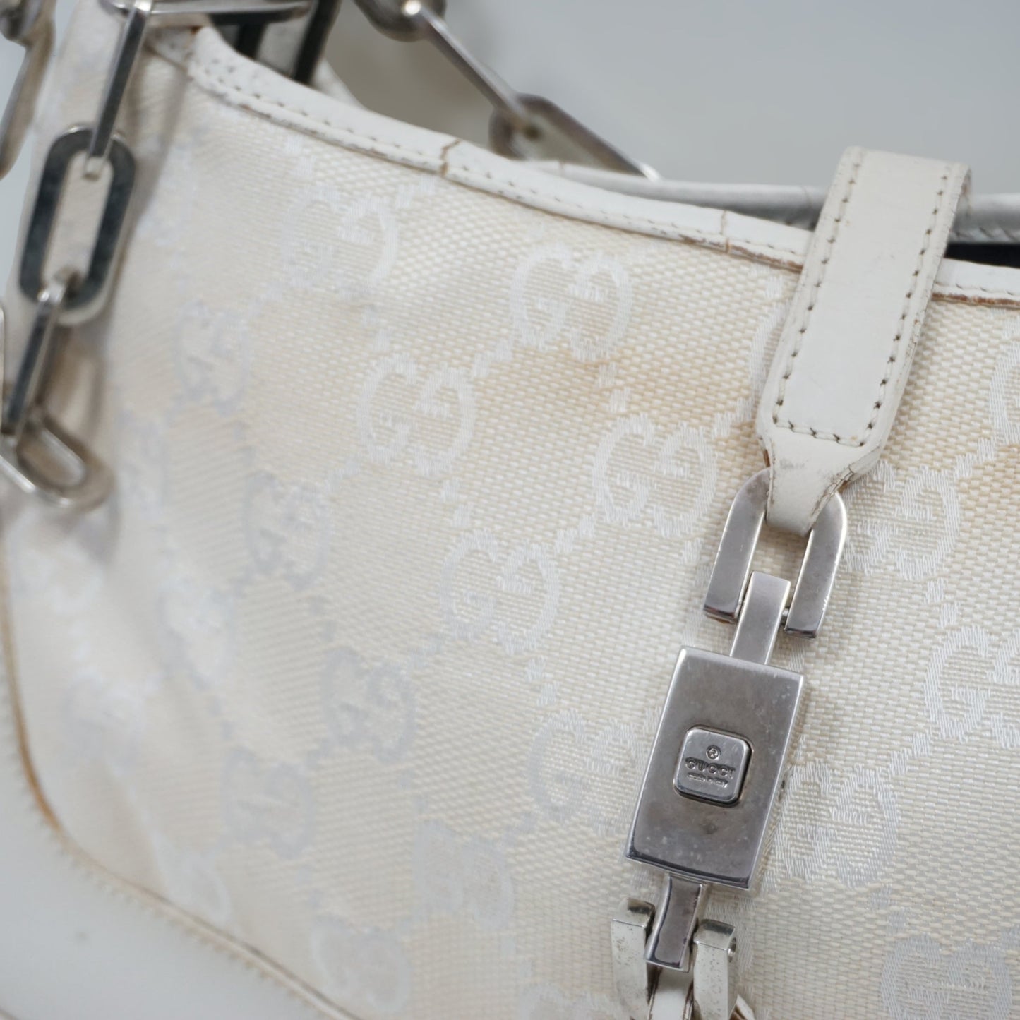 Gucci Hvid Skuldertaske
