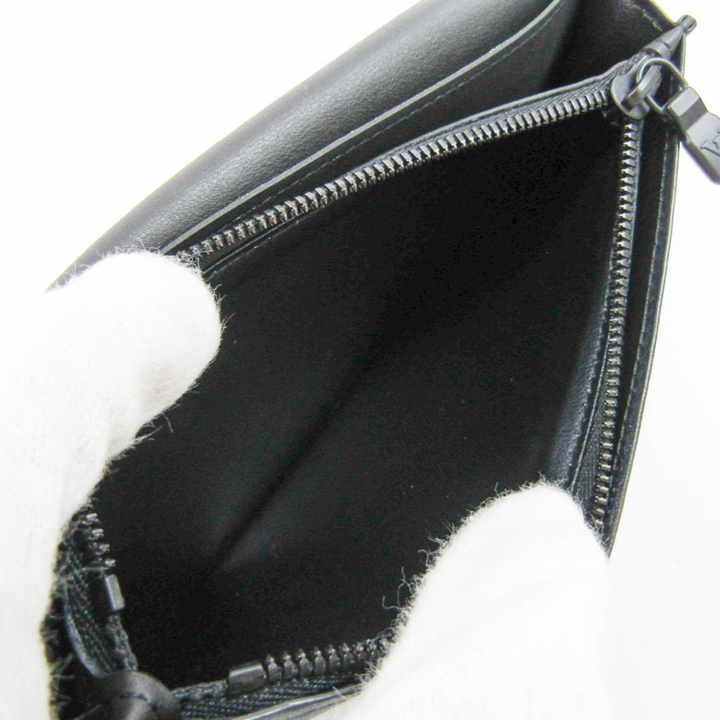 Louis Vuitton Black Canvas Portefeuille Brazza wallet accessories
