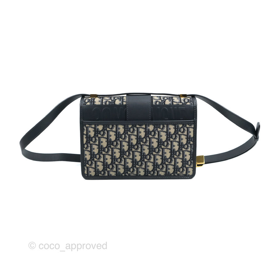 Dior 30 Montaigne Bag Blue Dior Oblique Jacquard