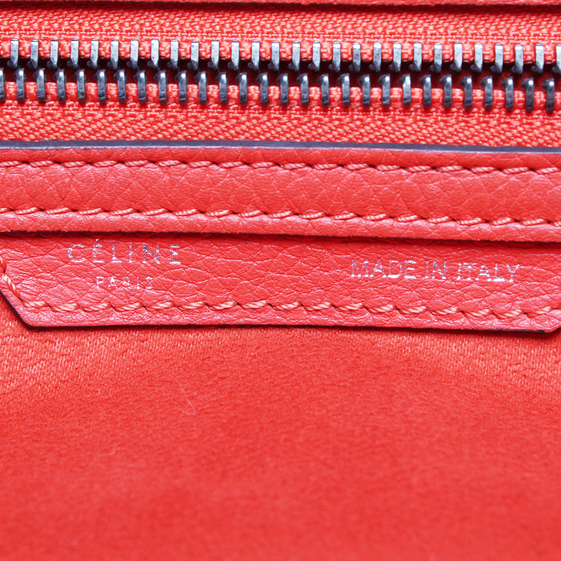 Celine Leather Luggage Tote Bag