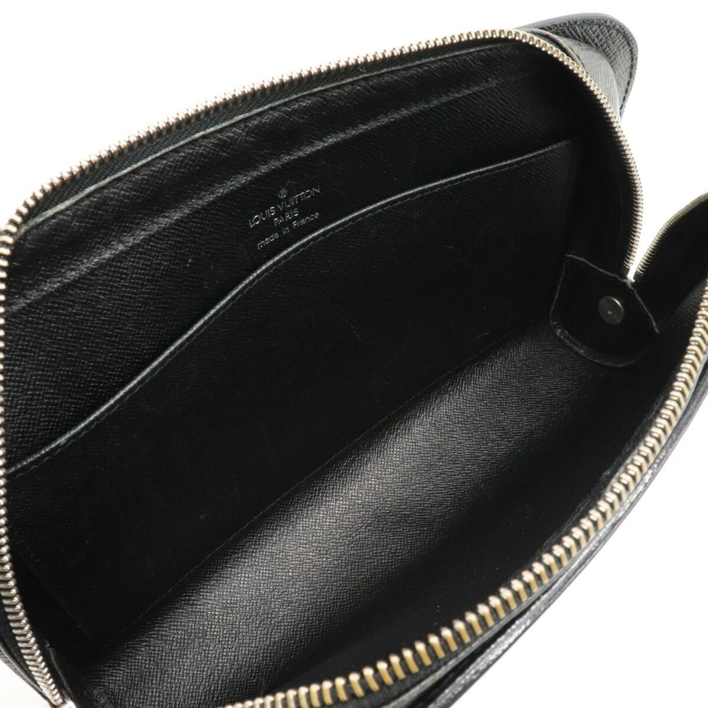 Louis Vuitton Black Leather Zippy XL wallet accessories
