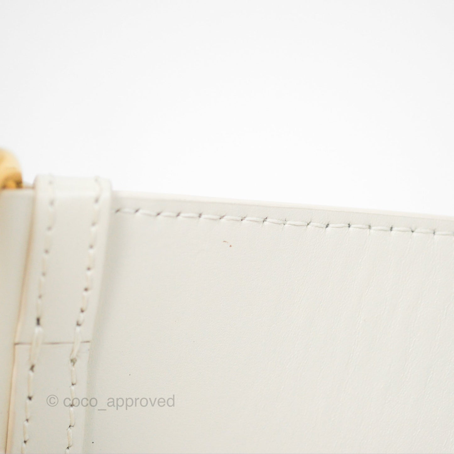 Christian Dior 30 Montaigne Box Bag White Calfskin