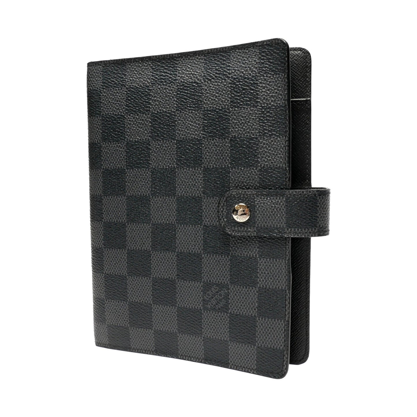 Louis Vuitton Gray Canvas Couverture agenda de poche wallet accessories