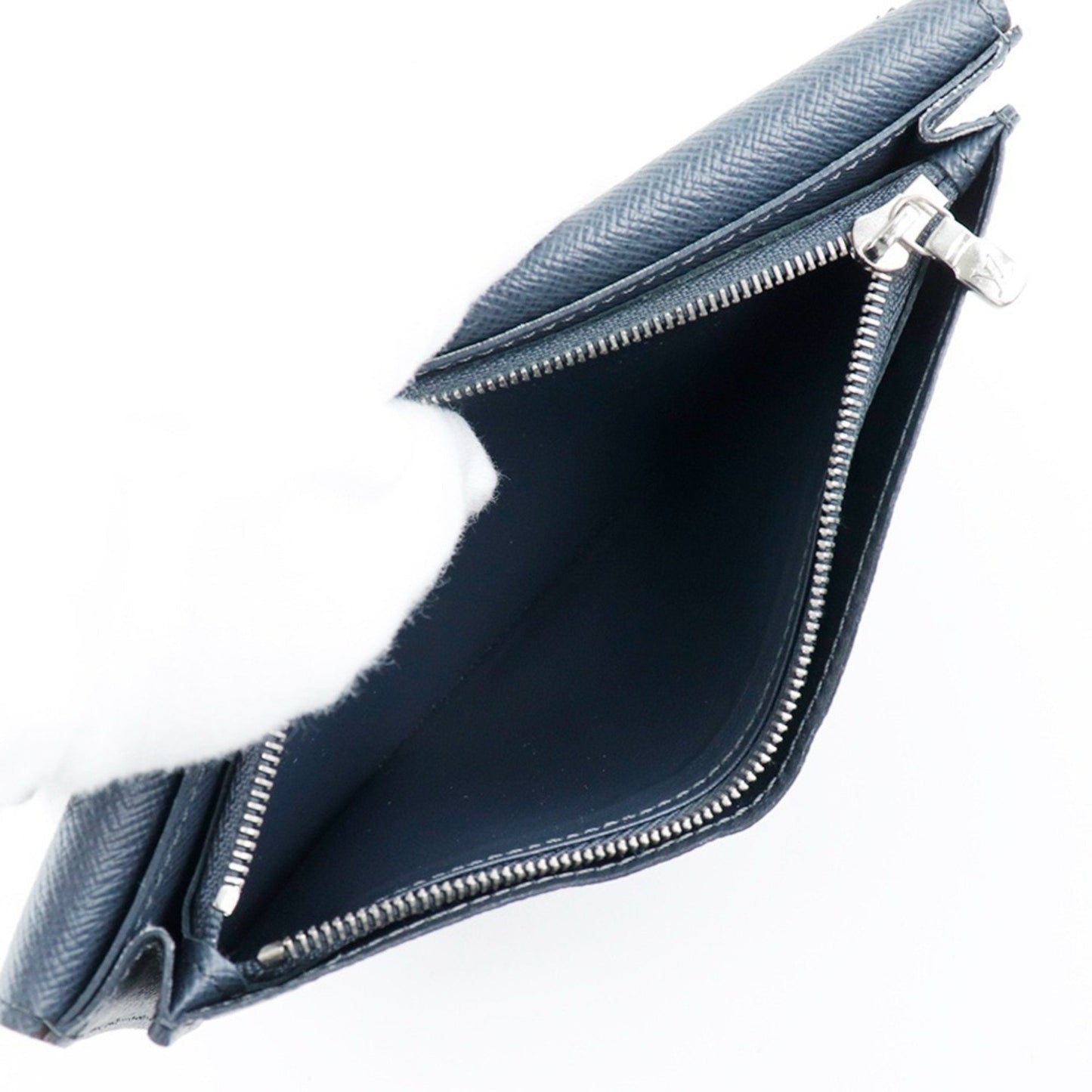 Louis Vuitton Black Leather Portefeuille Brazza wallet accessories