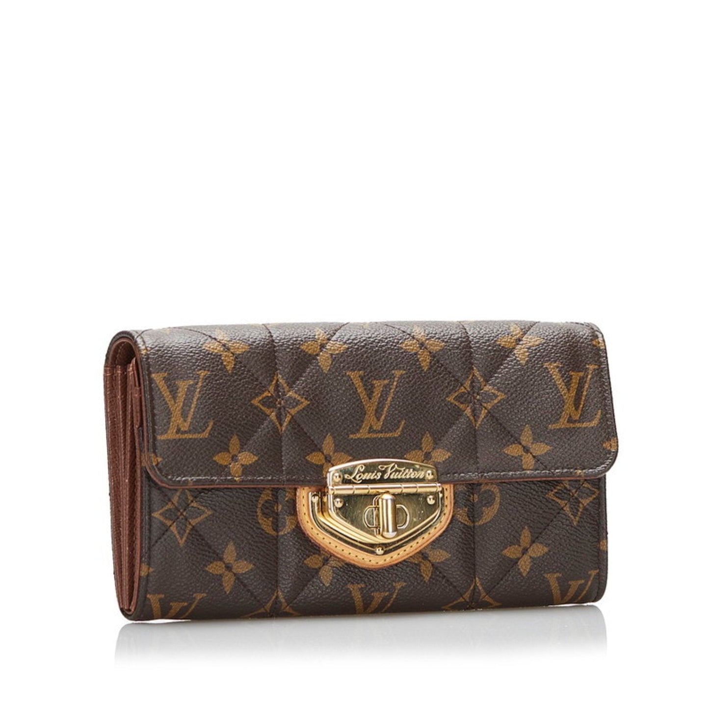 Louis Vuitton Brown Canvas Pallas wallet accessories
