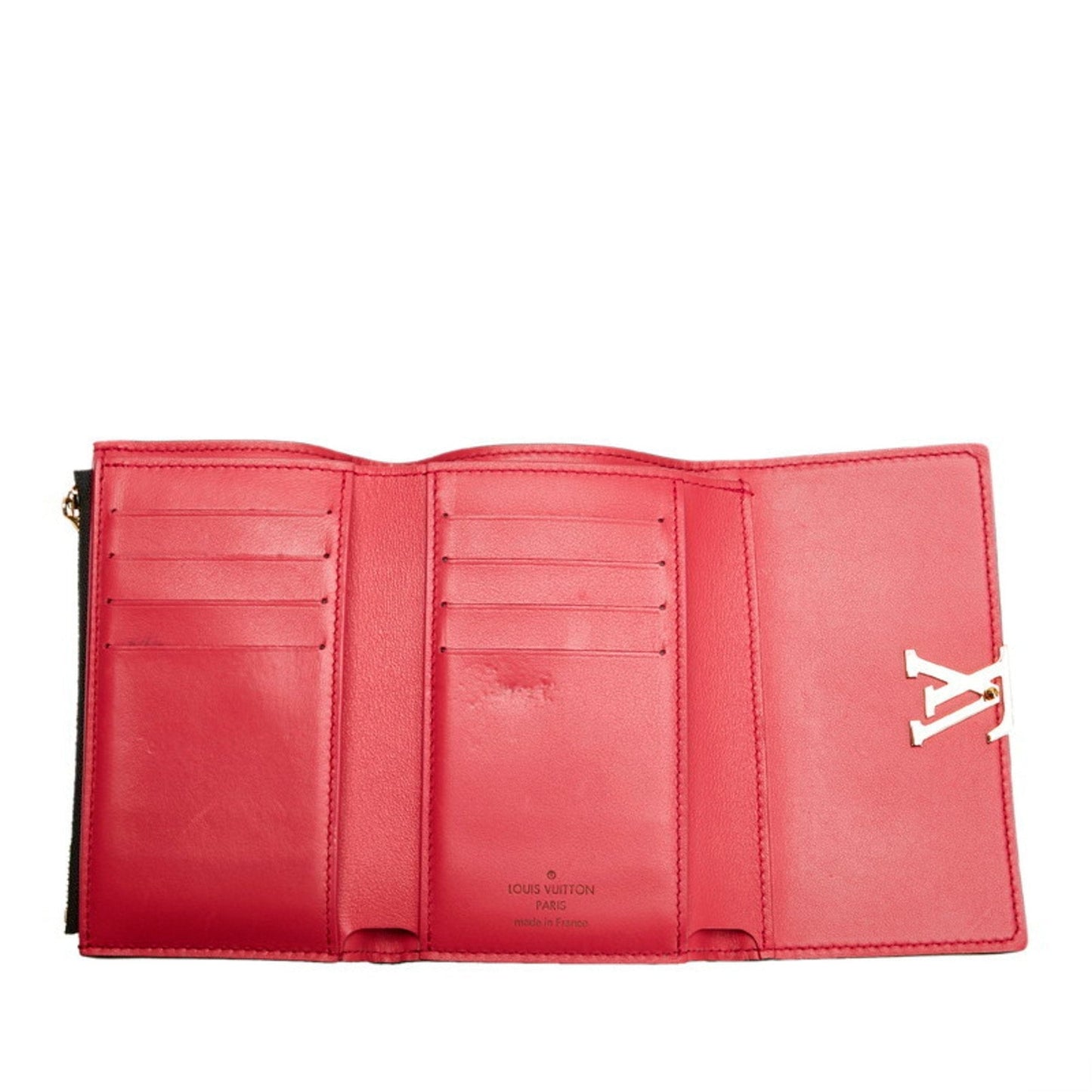 Louis Vuitton Black Leather Capucines wallet accessories