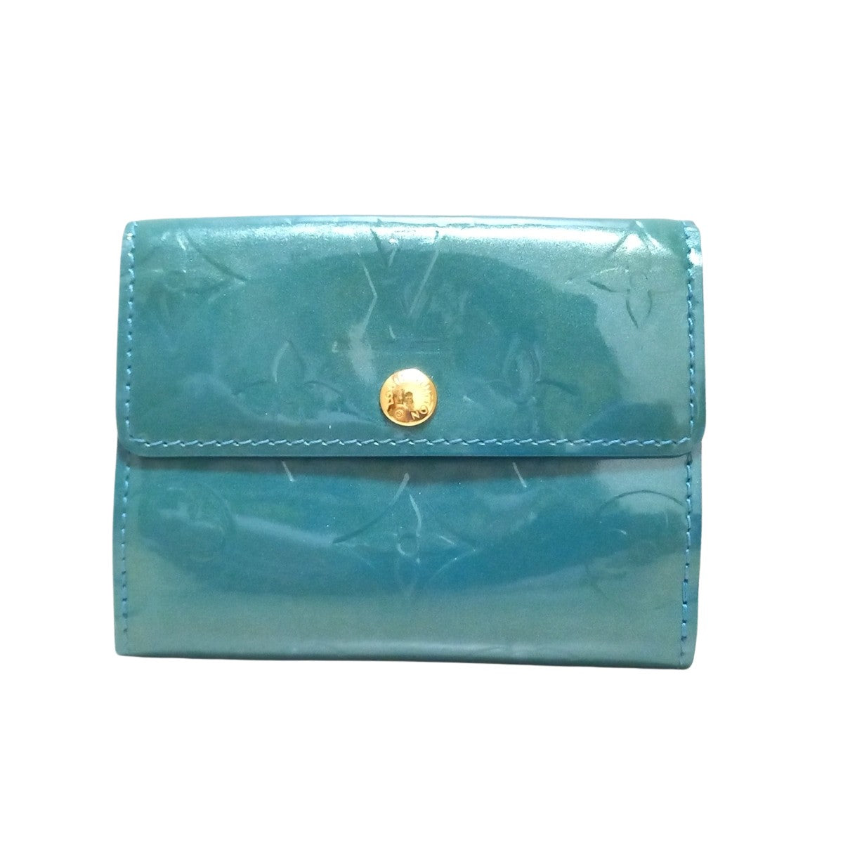 Louis Vuitton Blue Patent leather Ludlow wallet accessories