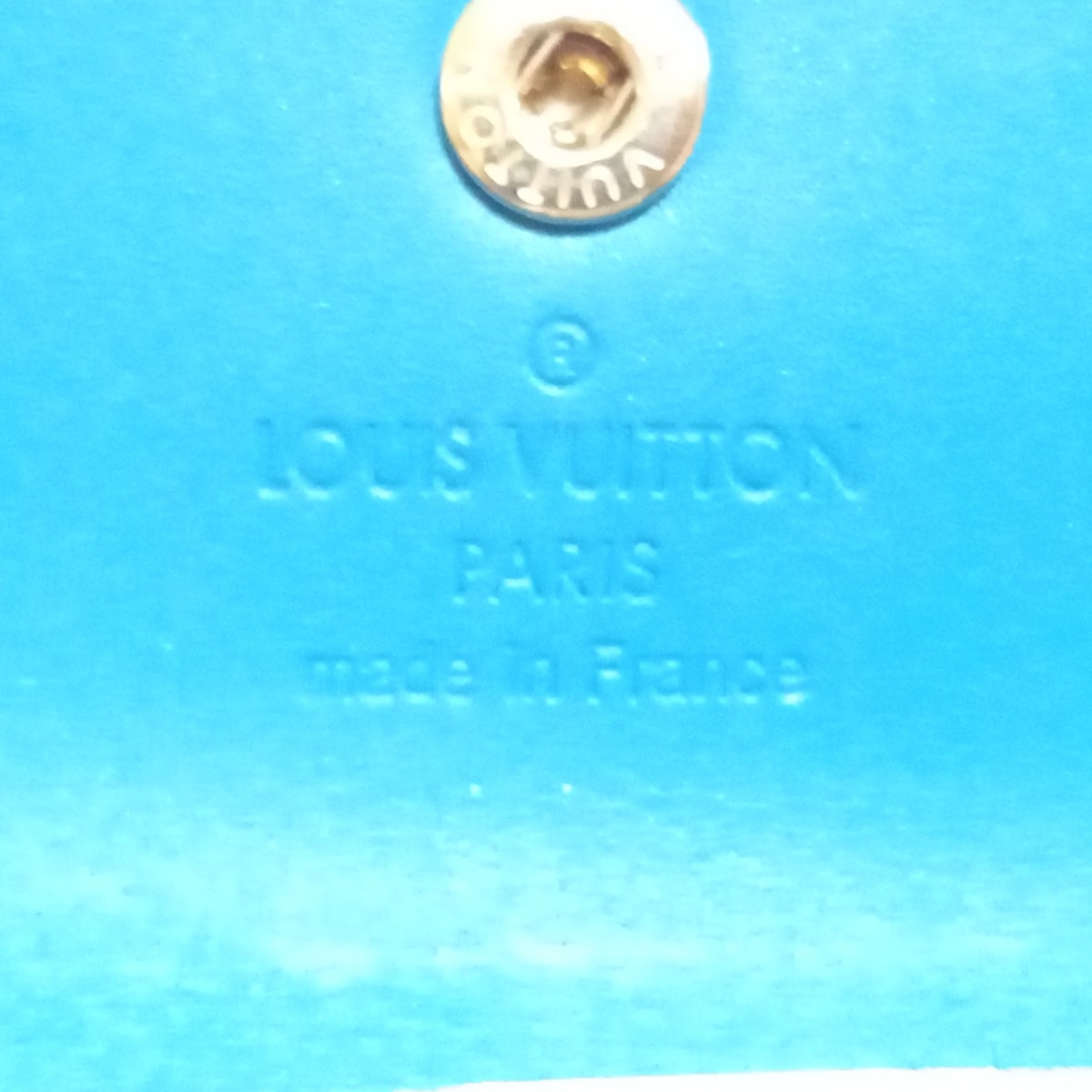 Louis Vuitton Blue Patent leather Ludlow wallet accessories