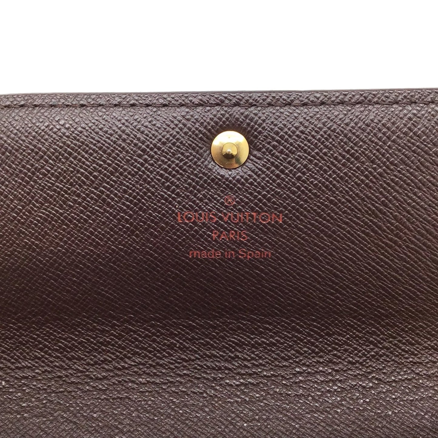 Louis Vuitton Brown Canvas Portefeuille Sarah wallet accessories