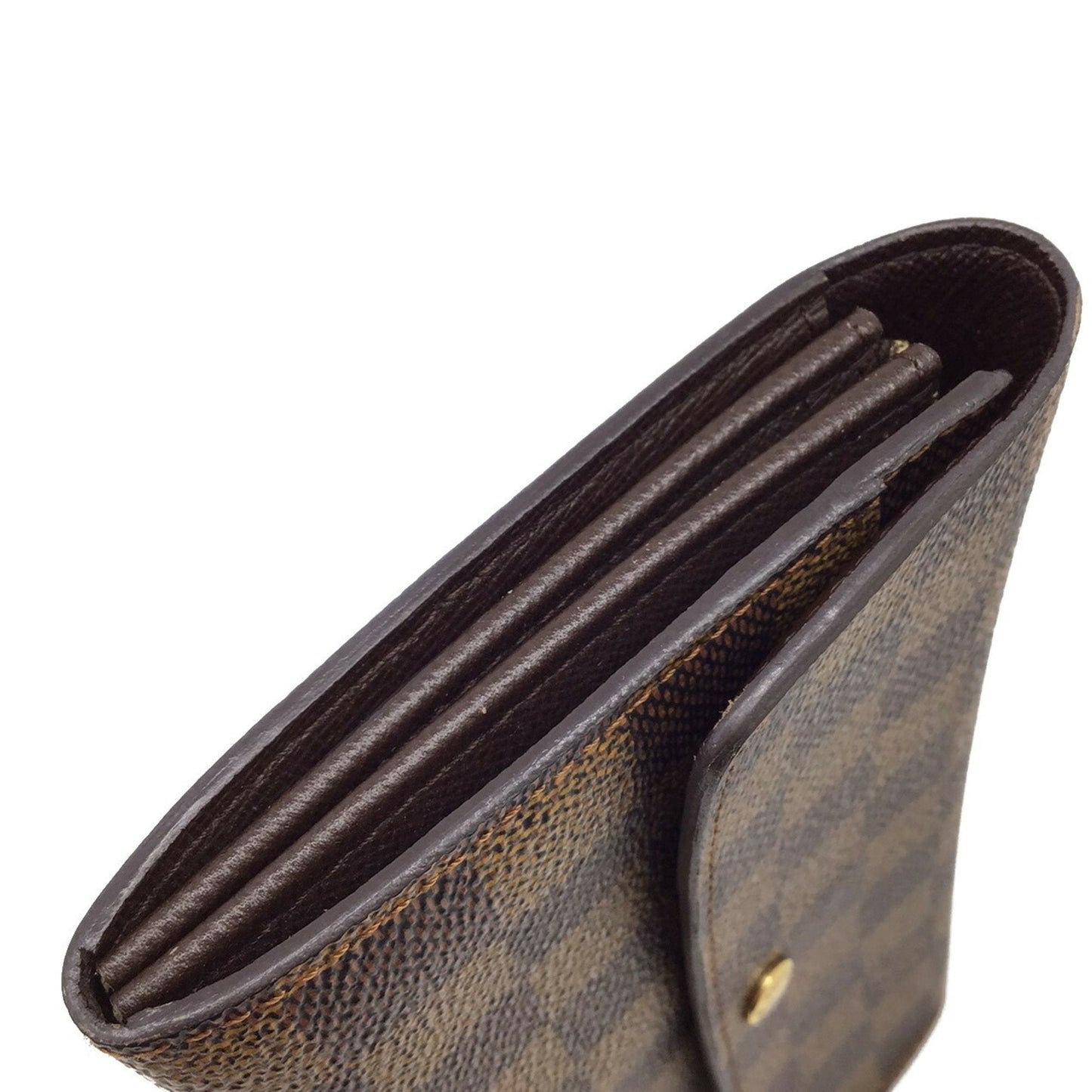 Louis Vuitton Brown Canvas Portefeuille Sarah wallet accessories