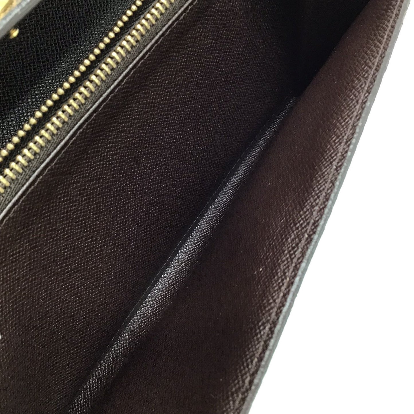 Louis Vuitton Brown Canvas Portefeuille Sarah wallet accessories