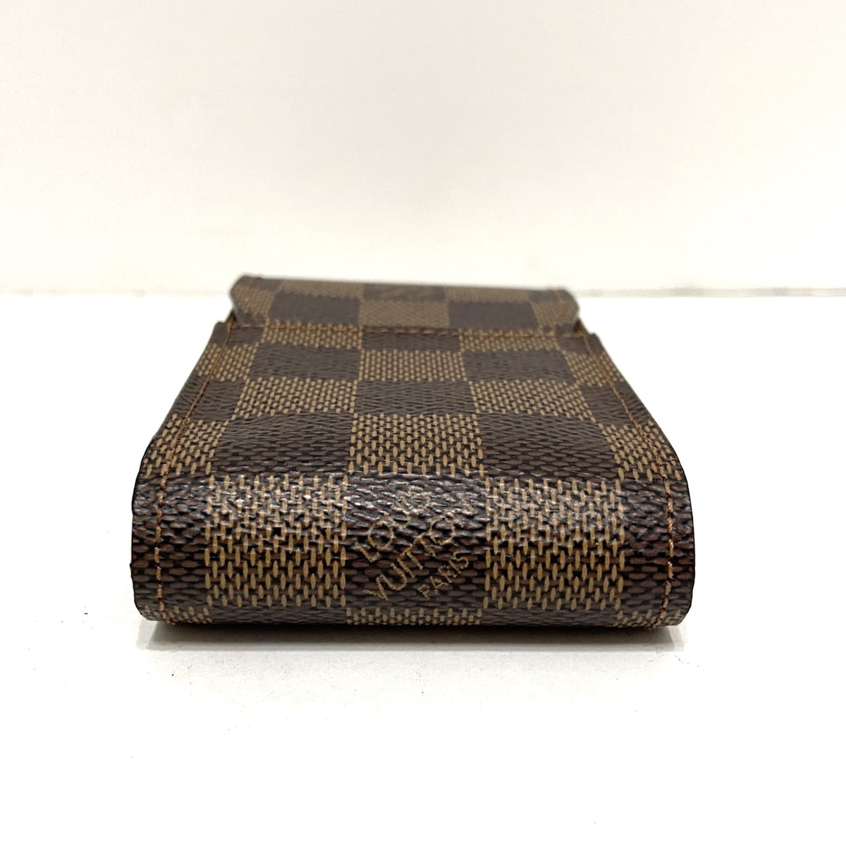 Louis Vuitton Brown Canvas etui cigarettes wallet accessories
