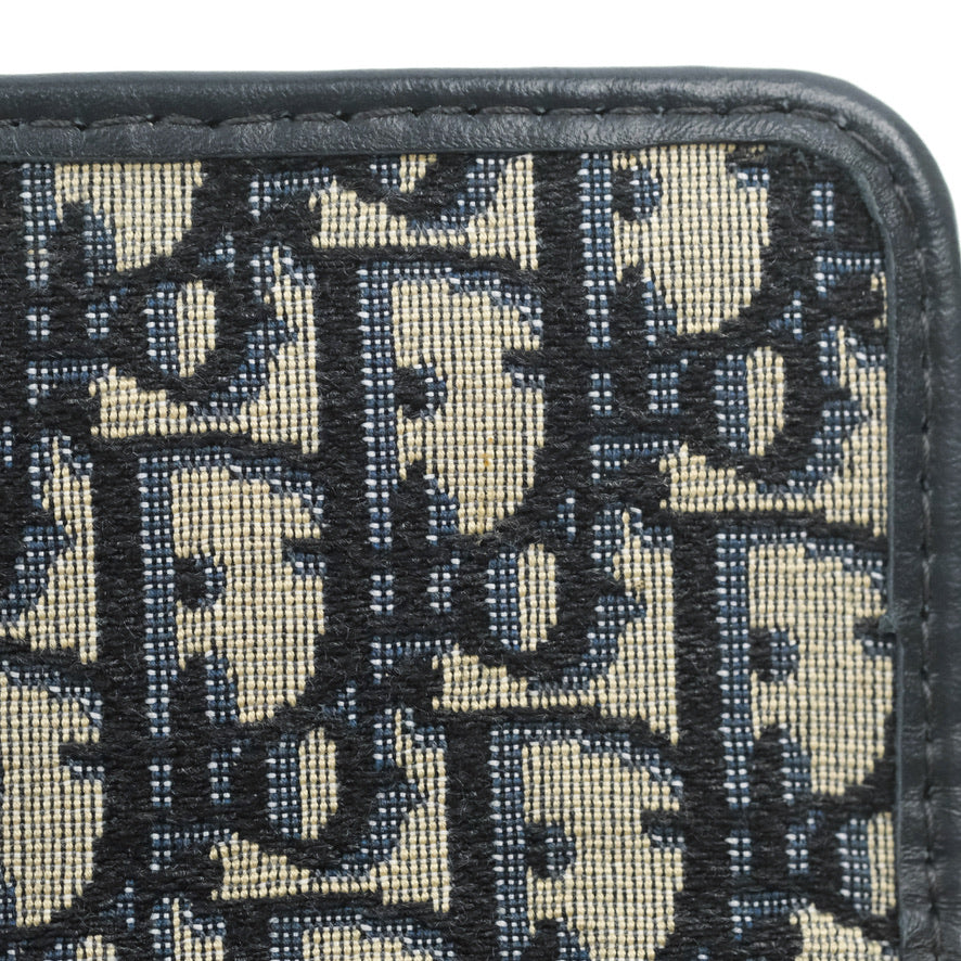 Dior 30 Montaigne Clutch Navy Oblique Canvas