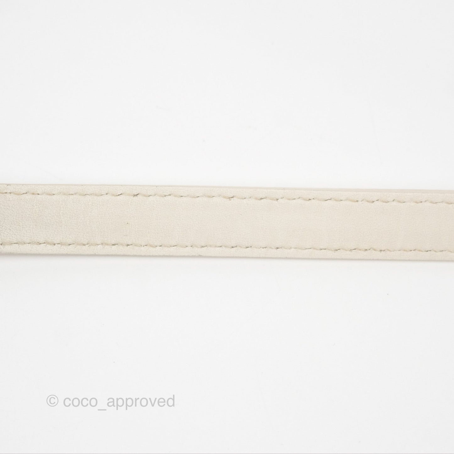 Christian Dior Cannage Mini Lady Dior White Gold Hardware