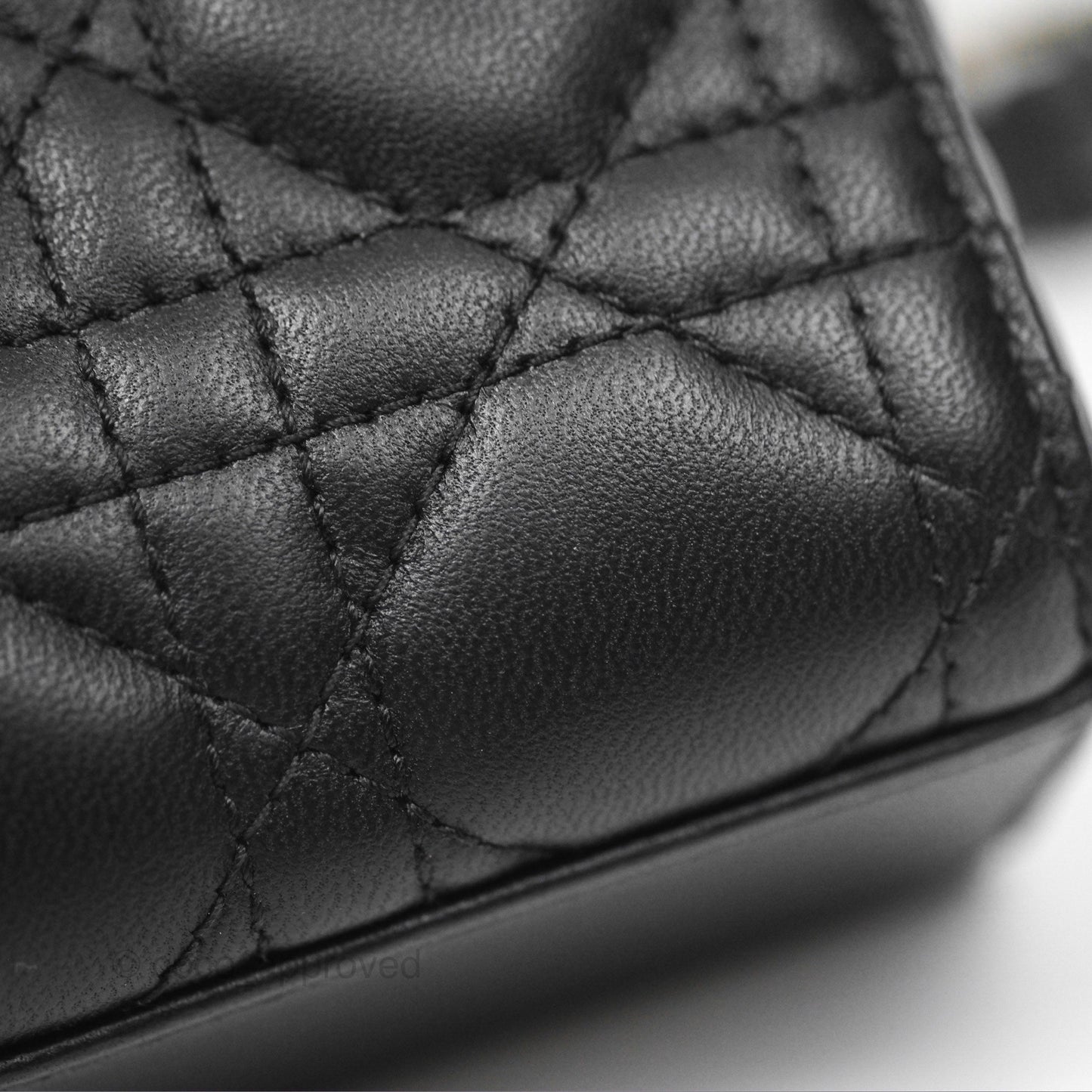 Dior Small Lady D-Joy Bag Black Lambskin Cannage Gold Hardware