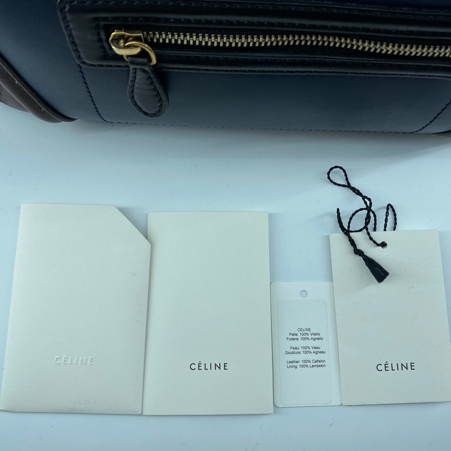 Celine Celine Leather Luggage Medium Tote Bag