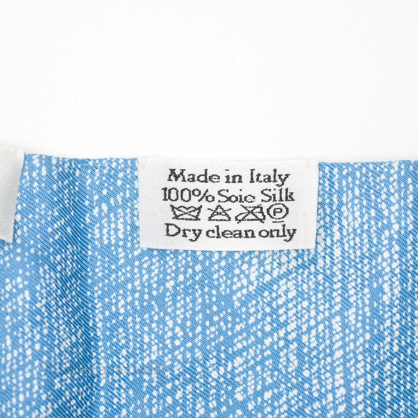 Christian Dior Kaléidoscope Mitzah Silk Twilly Blue